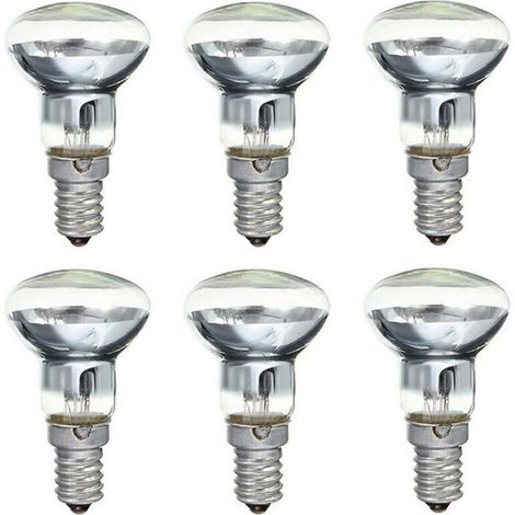 Ersatz-Lava-Lampe E14 R39 30W Spot-Schraubbirne, klare Reflektor-Spot-Lampen, Lava-Glühbirnen, 6 Stück, transparent (1/5)