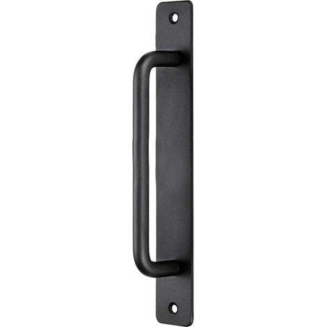 Griff für Schiebetüren, rechteckig, 180 mm, schwarz