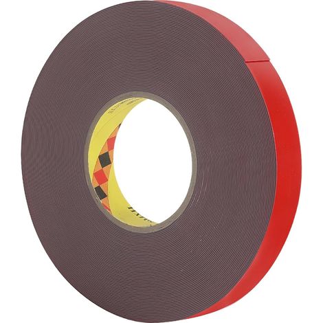 Ruban Double Face Extra Fort,20mmx25m Adhésif Acrylique Imperméable et Ultra Résistant aux Hautes Températures Colles pour Bureaux Maison Fixant DIY Extérieur pour Voiture Bricolage Métal (1/5)