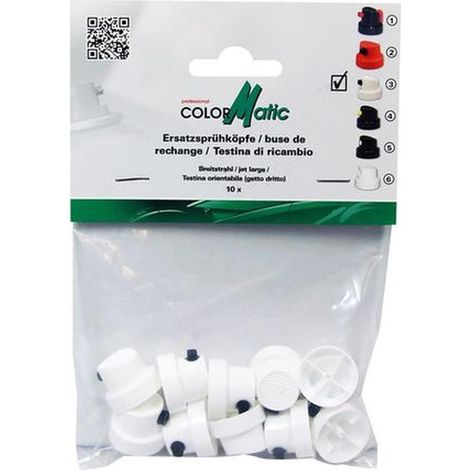 BUSES X10 BLANCHES JET HORIZONTAL ET VERTICAL COLORMATIC