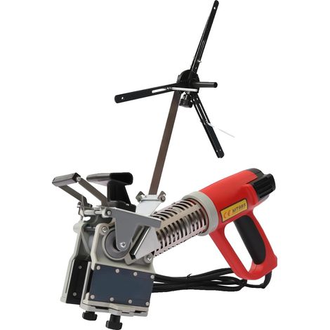 Máquina para chapas de madera, velocidades de aire ajustables, control de temperatura, color rojo. (1/2)