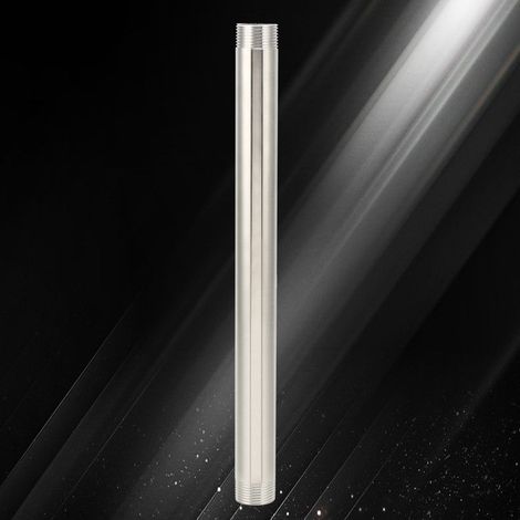 Raccord manchon tuyau inox fileté mâle G3/4 rallonge 30 cm plomberie gaz quincaillerie 1 pièce (1/5)