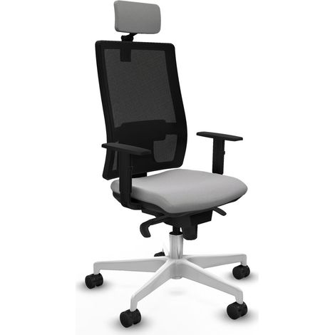 Sedia Ufficio con Poggiatesta Horna Piqueras y Crespo 1D026N2 Grigio chiaro (1/5)