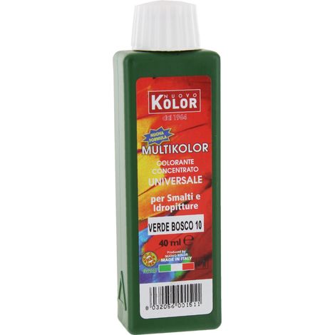 COLORANTE UNIVERSALE ML.40 VERDE BOSCO 10RL. Prezzo per 1 pezzo. (1/2)