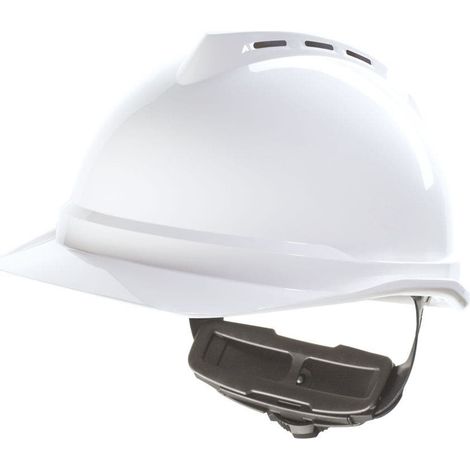 Casque de chantier blanc V-gard 500-GV419-0000000-000 - MSA