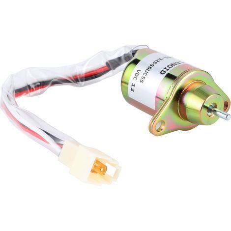 Pi��ces de rechange pour l'��lectrovanne de coupure de carburant 119653-77950 pour les moteurs 4TNV94L-SFN et 4TNV98L-SFN.