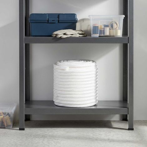 vidaXL Cuerda multiusos 18 mm 25 m Blanco PP 1995 kg Carga máx. (1/2)