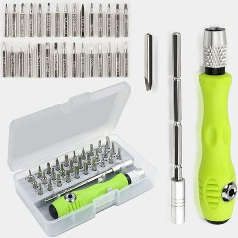 32-in-1 Magnet-Ratschenschraubendreher-Set mit 32 Schraubendreherbits, Multifunktionsschraubendreher, Multifunktions-Reparaturwerkzeug