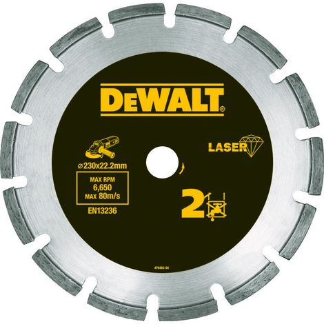 Dewalt segmentierte Diamanttrennscheibe 230x2,4x22,2 mm (1/2)