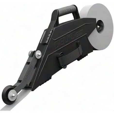 Outil à bander les cloisons sèches avec applicateur double embout breveté pour joints plats et rentrants, banjo de haute qualité pour des résultats professionnels (1/4)