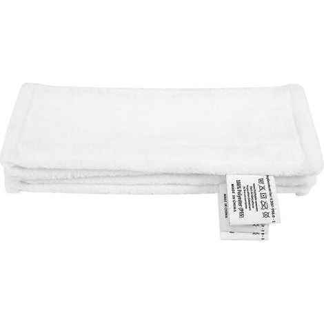 AURA Lot de 4 lingettes de nettoyage pour balai vapeur EasyFix SC2, SC3, SC4 et SC5. (1/5)