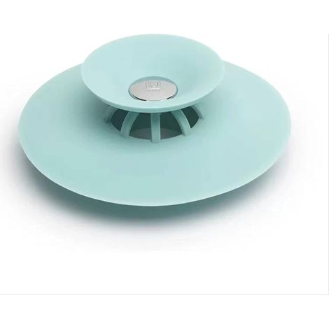 Lot de 5 bouchons d'égout de salle de bain, crépines d'évier de maison, bonde de sol fermée de cuisine vert (1/2)
