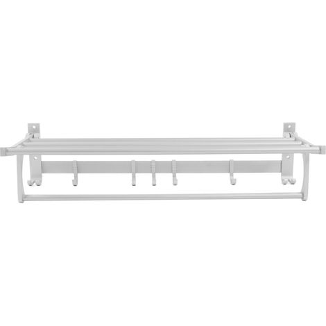 Porte-serviettes en aluminium, design moderne, pour un rangement impeccable des serviettes dans la cuisine et la salle de bain – idéal pour la maison et l'hôtel (1/5)