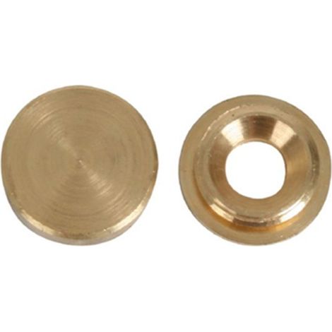 Confezione da 10 profili in ottone liscio da 16 mm