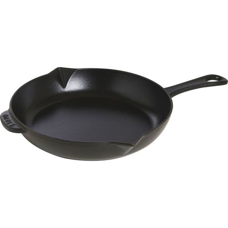 Staub 40510-617-0 - Gusseiserne Bratpfanne, mit Griff, Schwarz, 26 cm (1/3)