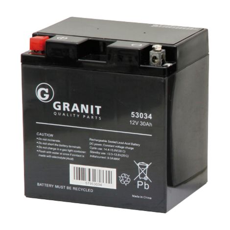 Batteria 12V 32Ah 165mm 57953034 GRANITE DIN53030