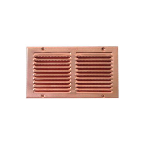 GRIGLIA DI AERAZIONE IN RAME  mm. 250x140