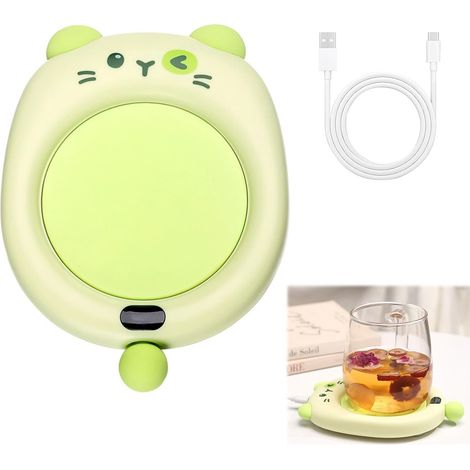Chauffe Tasse avec 3 Réglages de Température (45℃,55℃,65℃) Chauffe Tasse de Café Chauffe-Tasse Électrique Température Constante Intelligente Réchauffeur de Café Utilisé pour Le Thé Le Café Le Lait (1/5)