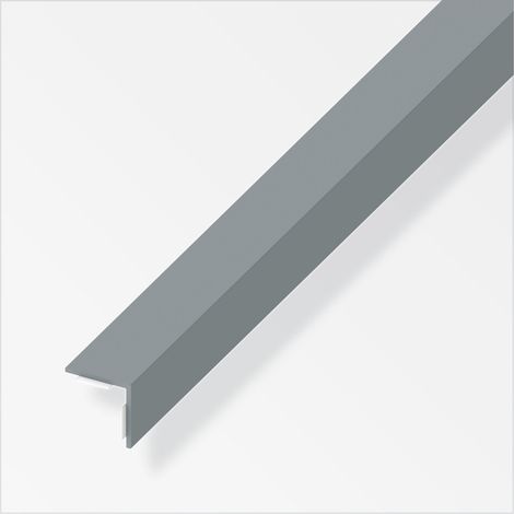 alfer Winkel PVC 1 m x 25 × 25 mm selbstklebend verkehrsgrau