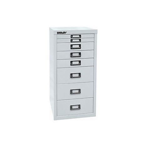 Serie 29 MultiDrawer™  DIN A4  8 cajones  gris luminoso