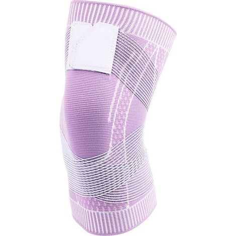 Sports Knee support hommes femmes compression élastique genou support Fitness Equipment Basketball Volleyball support Belt (violet, 3xl) (1/2)