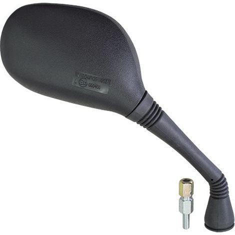 Espejo Emgo 2025/02 para Yamaha XC 125 '05-'12, lado derecho (OEM: 5ML-F6290-00/10/11/12), color negro (modelo original) (homologación).