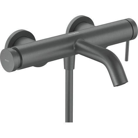 Hansgrohe Tecturis S - Mitigeur de baignoire, chrome noir brossé 73422340