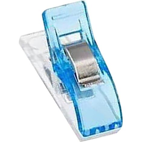 Axtförmiger Quiltclip, Nähclip aus Kunststoff, farbenfroher Stoffclip für Bastelarbeiten und kreative Hobbys, verschiedene Farben (1/5)