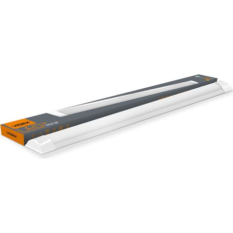 Aufputz-LED-Lampe aus Aluminium, 121 cm, 36 W, 4500 lm, 5000 K, Videx (1/4)