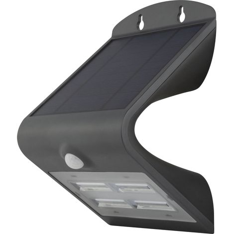 Luminaire extérieur avec détecteur de mouvement 2000 mAh, Li-Ion, spot LED extérieur, IP54, panneau solaire 2,3 Wc, 3,2 W, anthracite (1/5)