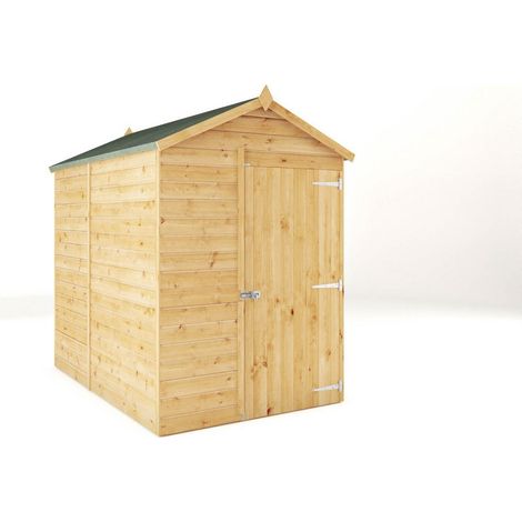 7 x 5 Feet Modular Shiplap Apex - Windowless - Wood - L221.4 x W159.3 x H215.9 cm
