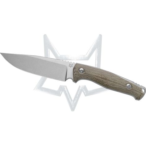 Fox/Vox Tur Fixes Messer Green Micarta-N690CO Finishing Blade SW (1/2)