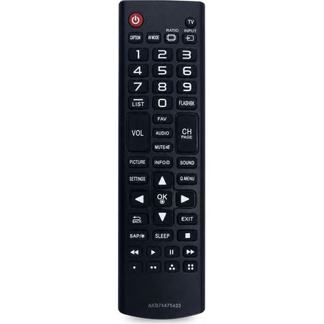 Telecomando di Ricambio Compatibile per TV LG AKB74475433, Senza Configurazione (1/5)