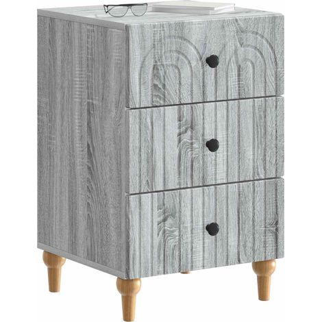 Maison Exclusive - Nachttisch Graues Sonoma 43x 41 x 66,5 cm Holz