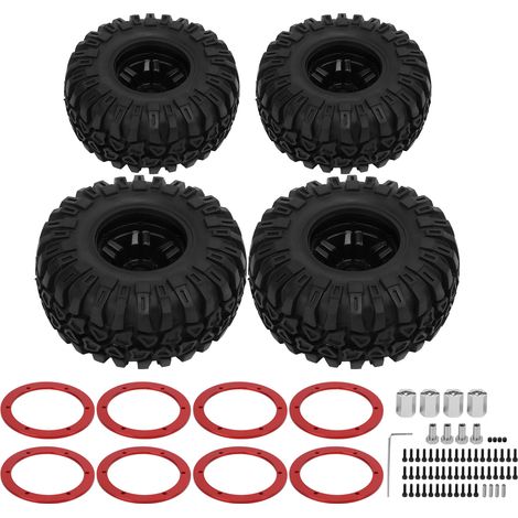 4 pneus en caoutchouc et jantes à 6 branches pour ARRMA SENTON 1/10 - Pièces détachées voiture RC (1/5)