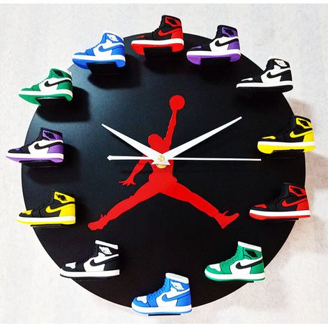 Horloge Murale Engrenages Mobiles Geante 30cm Noire Industrielle Vintage Pendule Murale Steampunk Chiffres pour Salon Bar Bureau BLOW (1/5)