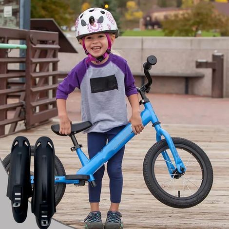 Zweiteiliger Fahrradschutzblech, vorne und hinten, für 12-, 14- und 16-Zoll-Mountainbikes (1/5)