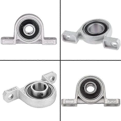 4 Stehlager, 10 mm Ausrichtflansch-Kugellager, selbstjustierender Flansch-Montagebügel, Stehlager aus Zinklegierung. (1/2)