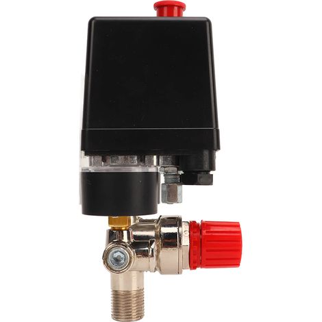 Pressostat automatique à bille de type union pour compresseur d'air, vanne de régulation de pression 0 à 180 PSI (1/5)