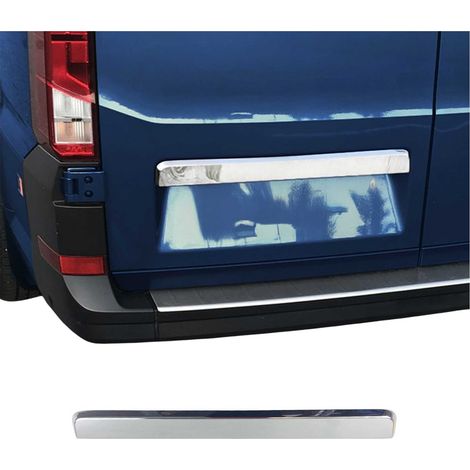 Garniture de Hayon Coffre pour VW Crafter 2017-2026 acier inox (1/5)
