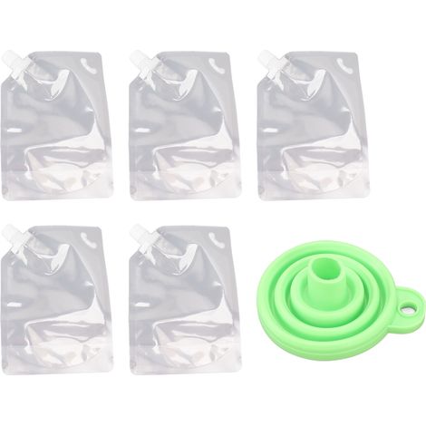 5 Sacs de Rangement Alimentaire Réutilisables pour Riz, Céréales, Farine et Noix - 1kg (1/5)