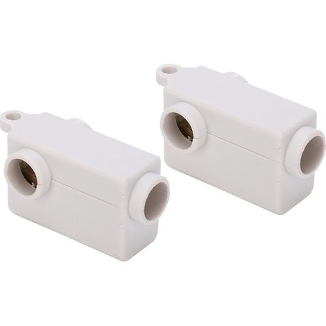 Boîte de connecteur de jonction en ligne, bornes de Type T, jonction de fil de câble électrique ZK-T16, 2 pièces