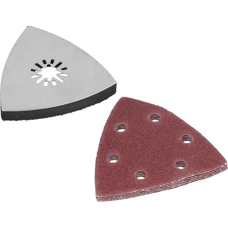 Kit de 101 disques abrasifs de ponçage : 100 disques de 90 mm et 1 disque de 80 mm. (1/5)