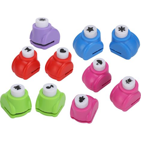 10 perforatrices à motifs variés, facile à utiliser, multifonctionnelles et portables, kit de loisirs créatifs (1/5)