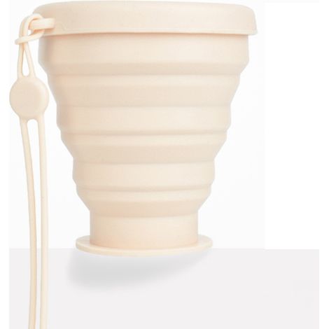 Vaso plegable de 200 ml - Vaso de silicona ligero para café, ciclismo, gimnasio y actividades al aire libre. (1/2)