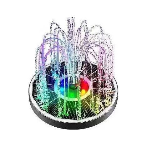 Solarbetriebener Gartenbrunnen, dekorative Solarpumpe für Teich und Vogeltränke (1/5)