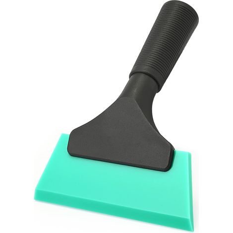 Petite raclette en caoutchouc, raclette, raclette de fenêtre, raclette de douche pour voiture, fenêtre, douche, porte, verre – 12,7 cm, bleu Tiffany (1/5)