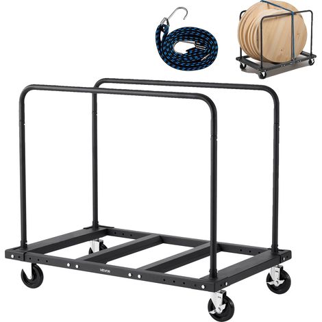 Carro para paneles VEVOR de 272 kg, carro para puertas de pladur con rueda neumática de 20,32 cm, tipo barra paralela. (1/2)