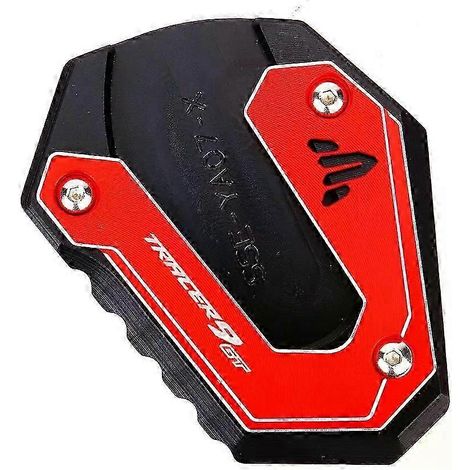 For Tracer 9 Gt 7/gt Tracer 900 Gt 700 /gt Tracer Mt09 Sp Cnc Motorcycle Kickstand Side Stand Extension Plate Pad( Red-Tracer9GT) (1/5)