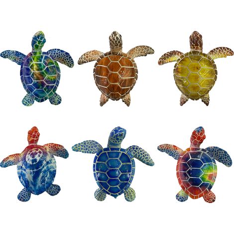 Signes Grimalt Turtle 6U Tiere  Graue Schildkrötenfigur – 2 x 9 x 8 cm für Heimdekoration